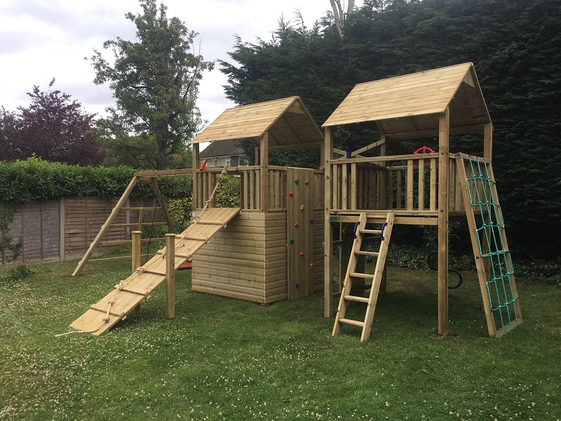 Children can think up some of the best climbing frame variations