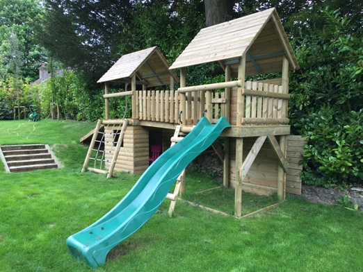 Double-Tower-Featured - Wooden Climbing Frame & Tree House Design and ...