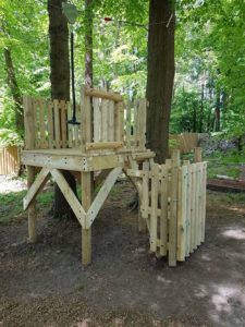 Take Off Platform for Zip Wire